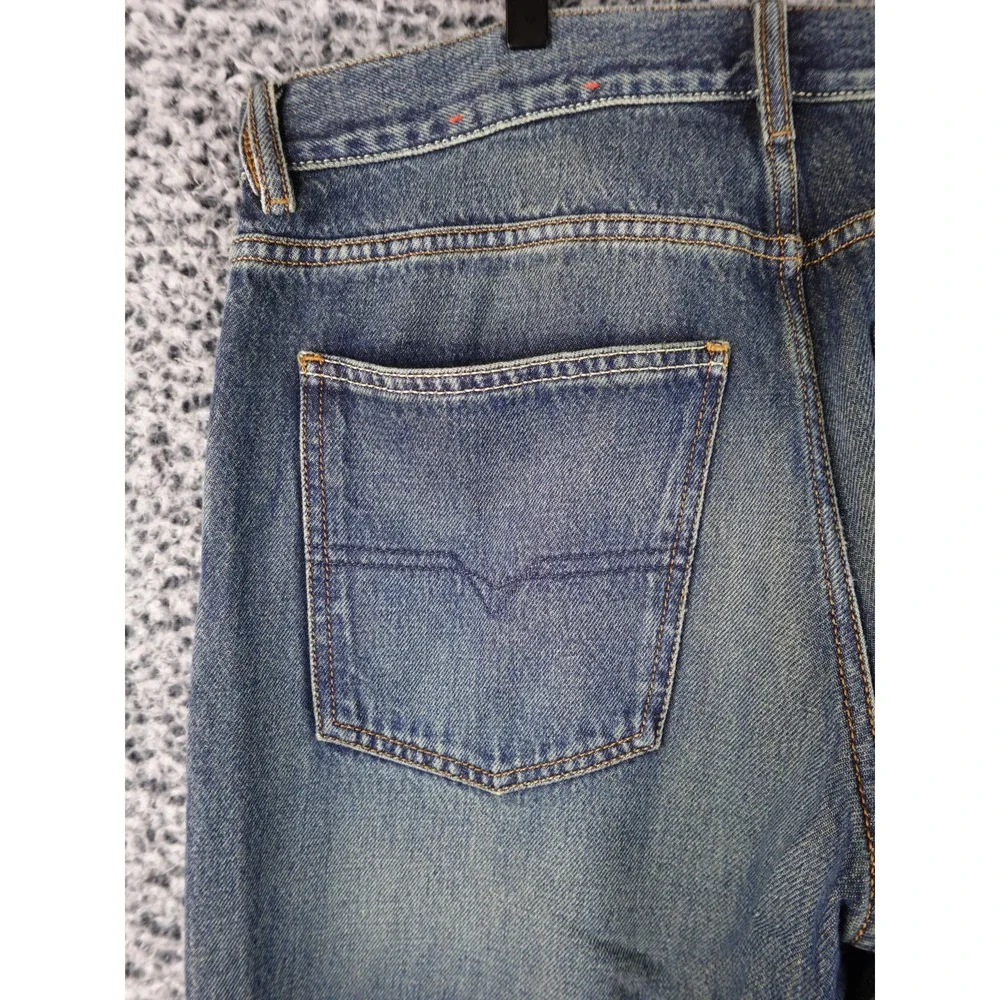 Diesel‎ Library 1995 09C04 W33 L32 Slimt Straight Fit Mens Jeans Blue Sand